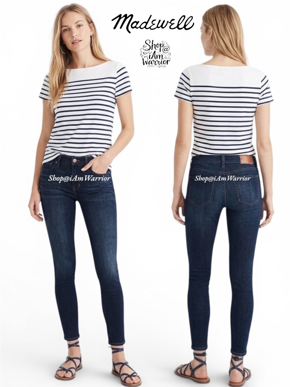 Madewell skinny skinny ankle jeans *shop@iamwarrior